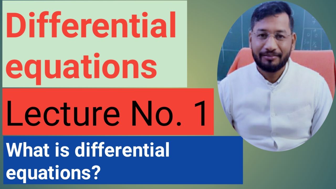 what is differential equations???